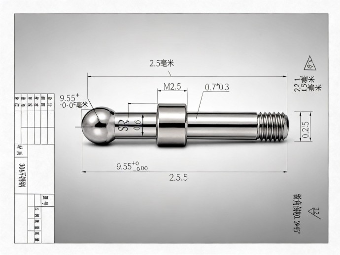 顶端SR2,底端M2.5——304不锈钢球头定位销的走心机加工记录 顶端SR2,底端M2.5——304不锈钢球头定位销的走心机加工记录
