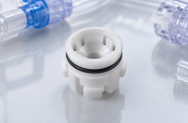 输液无针接头POM阀座加工,密封锥面和微小流道如何保证? infusion_pom_valve_seat_product
